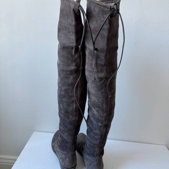 Stuart Weitzman Lowland Suede Over the Knee Boots, Size 7.5 - Picture 4 of 8